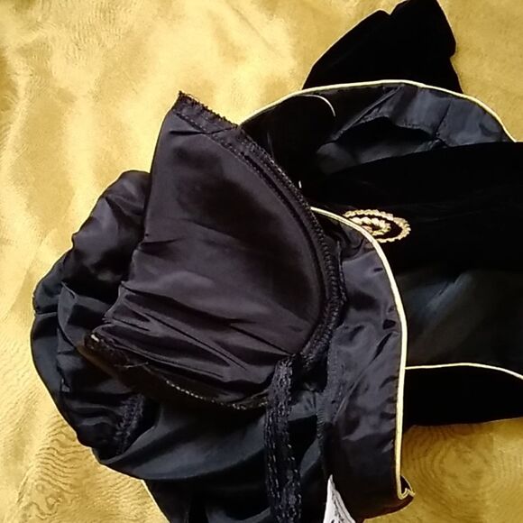 Vintage Karen Lucas For Niki ILGWU Made In USA Velvet Women Dress Size 12 - Picture 14 of 14